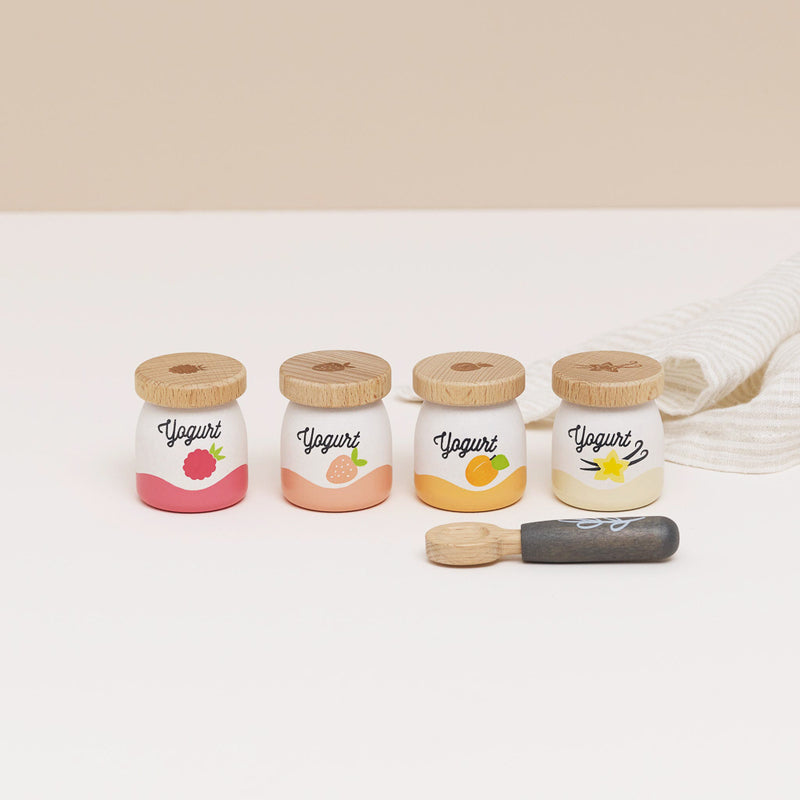 Le Toy Van Wooden Yoghurt Play Food Pack - 5 Piece