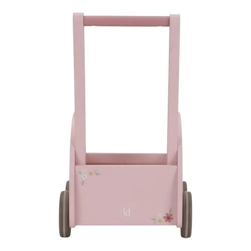 Little Dutch Wooden Baby Walker - Pink