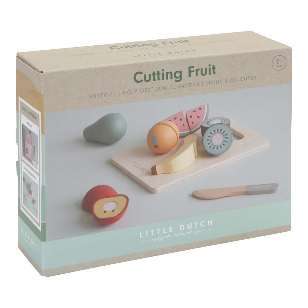 Little Dutch Wooden Cutting Fruit Set