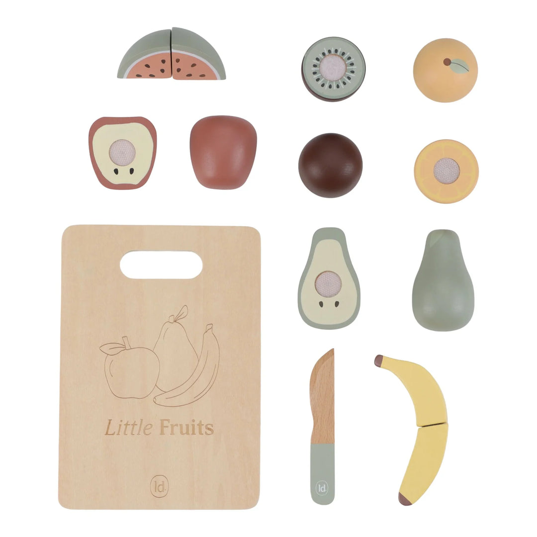 Little Dutch Wooden Cutting Fruit Set