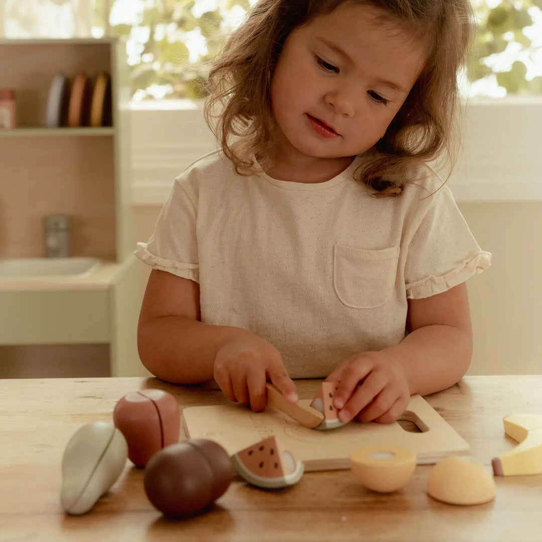 Little Dutch Wooden Cutting Fruit Set