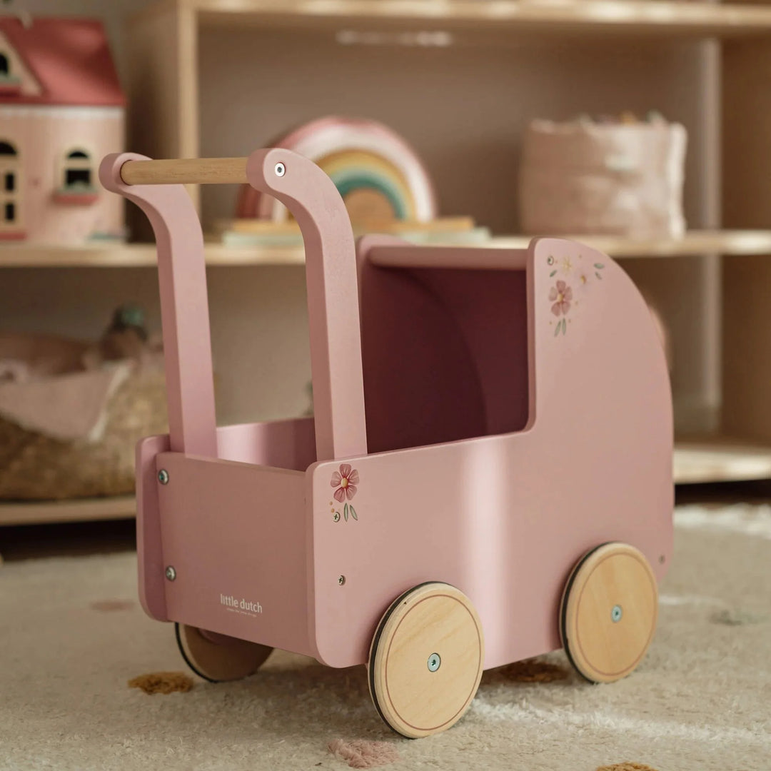 Little Dutch Wooden Doll Pram & Bedding