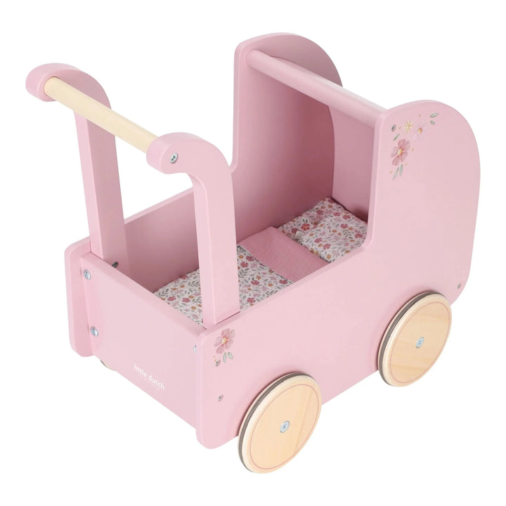 Little Dutch Wooden Doll Pram & Bedding