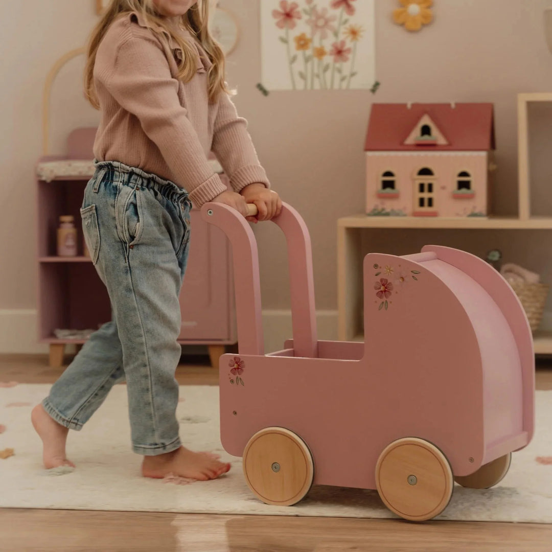 Little Dutch Wooden Doll Pram & Bedding