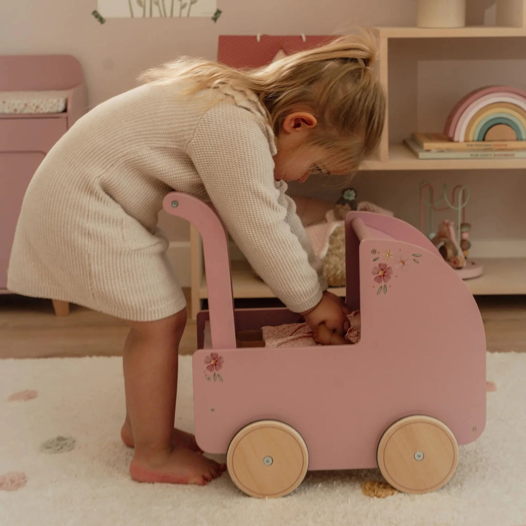 Little Dutch Wooden Doll Pram & Bedding