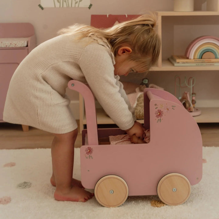 Little Dutch Wooden Doll Pram & Bedding