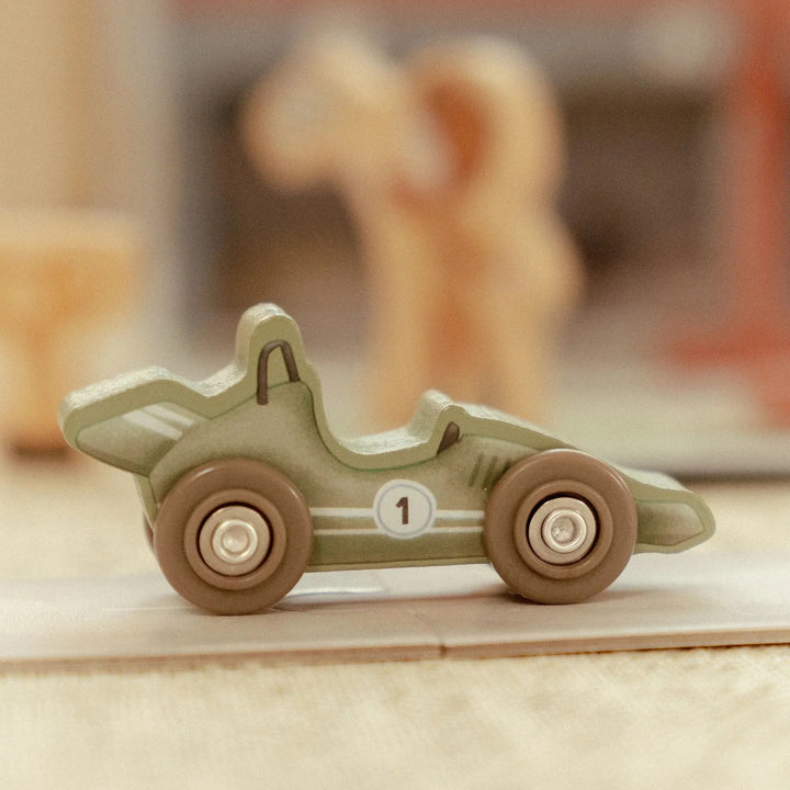 Little Dutch Wooden Play Case Race Track