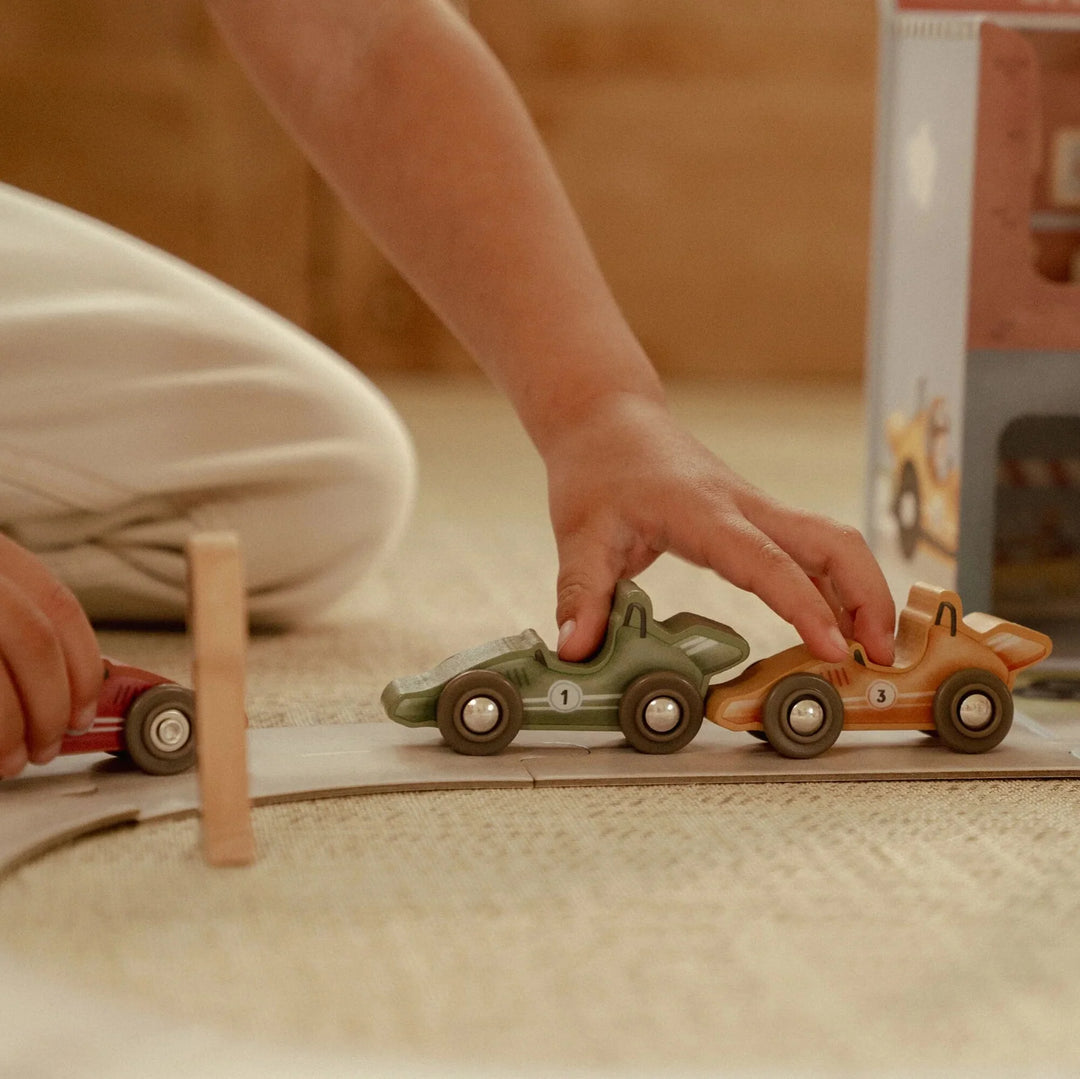 Little Dutch Wooden Play Case Race Track