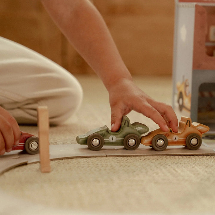 Little Dutch Wooden Play Case Race Track