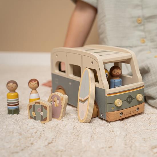 Little Dutch Wooden Vintage Campervan Toy