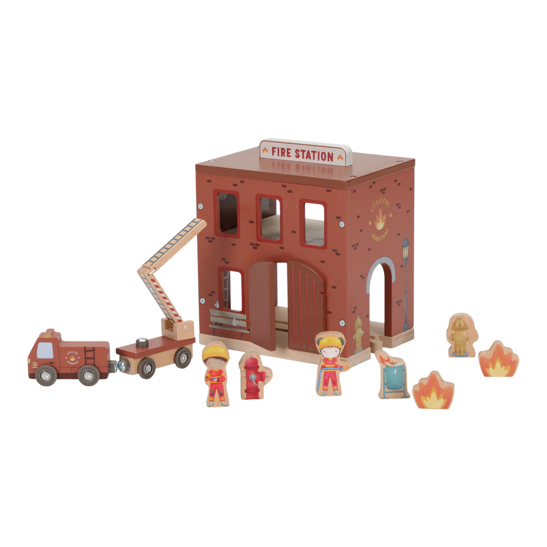 Little Dutch Wooden Fire Station