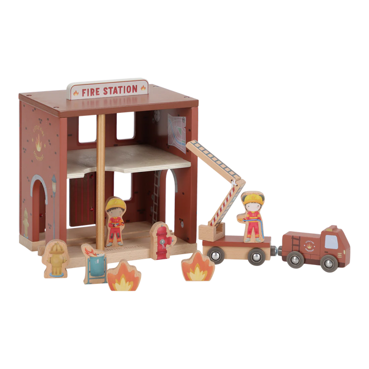 Little Dutch Wooden Fire Station