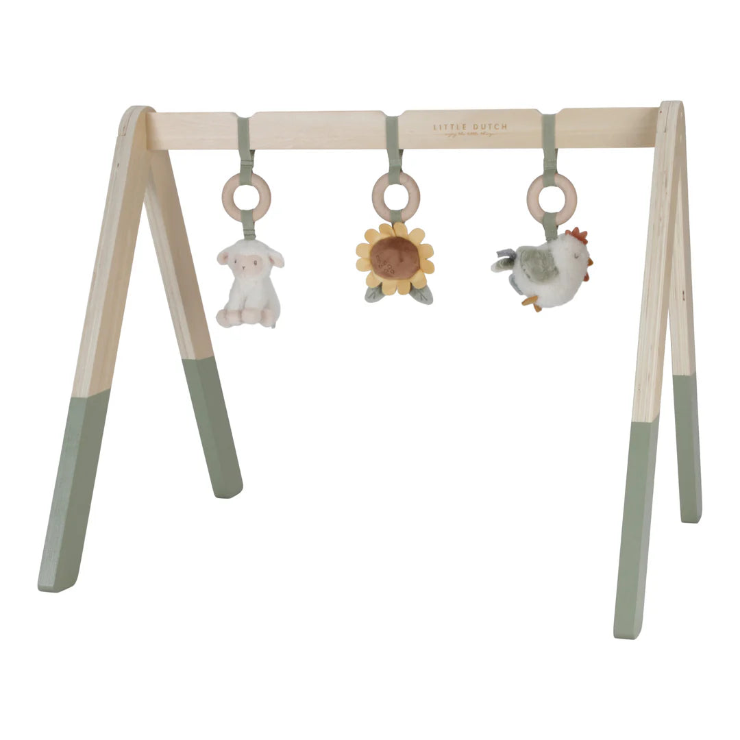 Little Farm Wooden Baby Gym