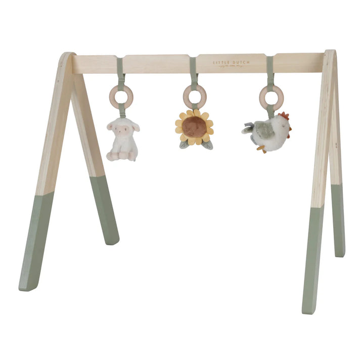 Little Farm Wooden Baby Gym