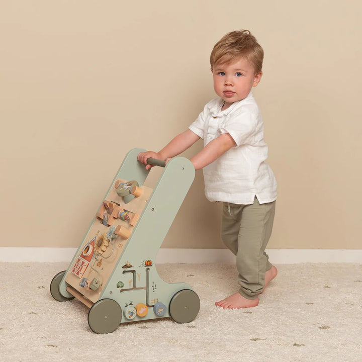 Little Farm Wooden Multi-Activity Baby Walker