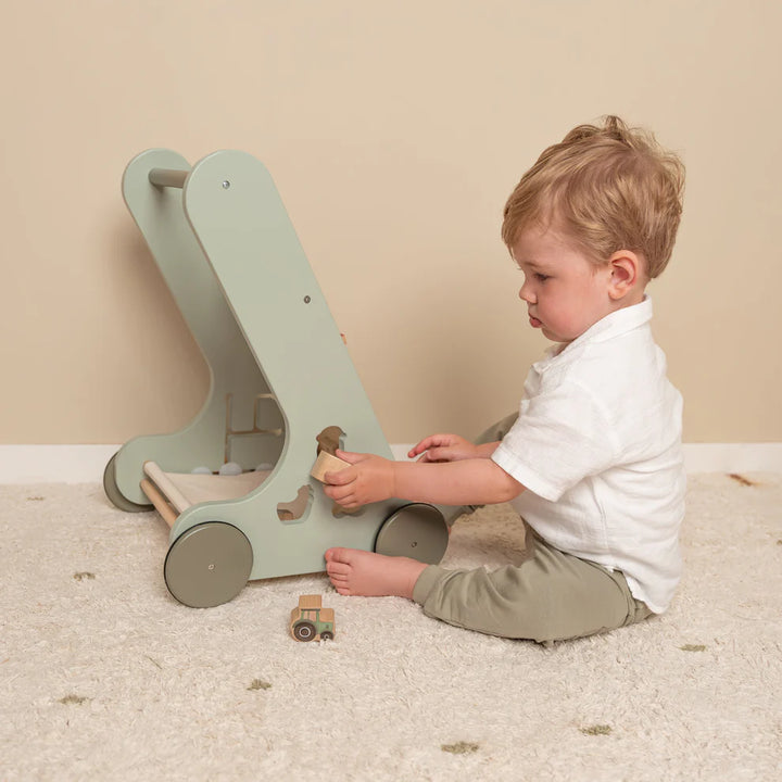 Little Farm Wooden Multi-Activity Baby Walker