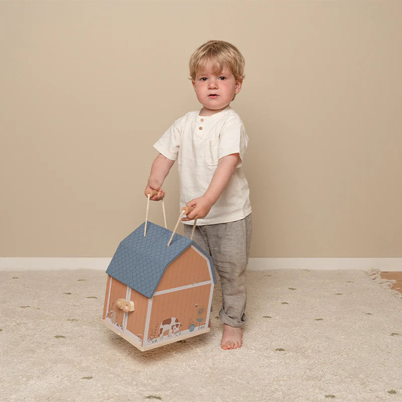 Little Farm Wooden Portable Farmhouse Set