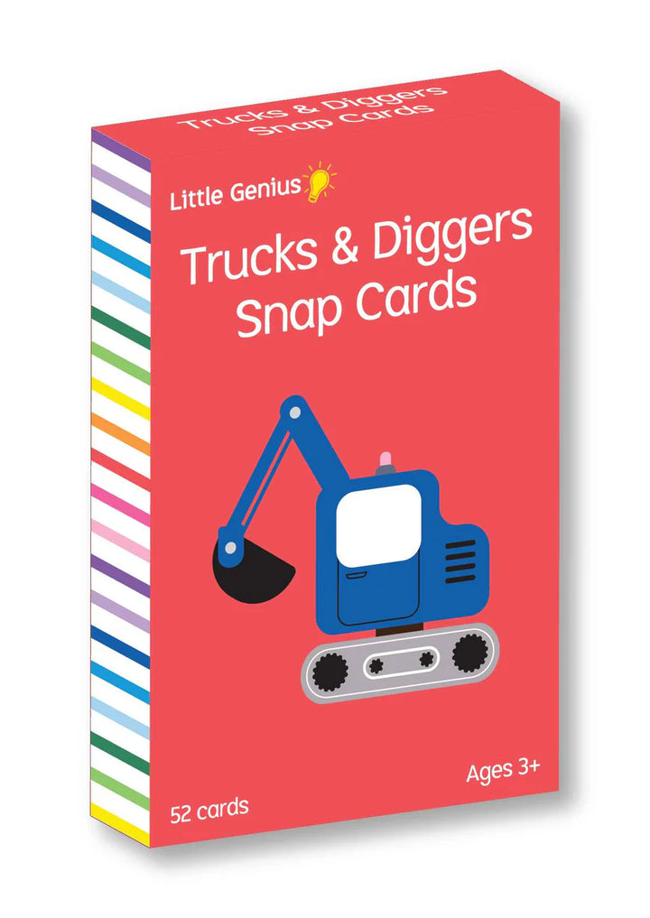 Little Genius Snap Cards - Trucks & Diggers