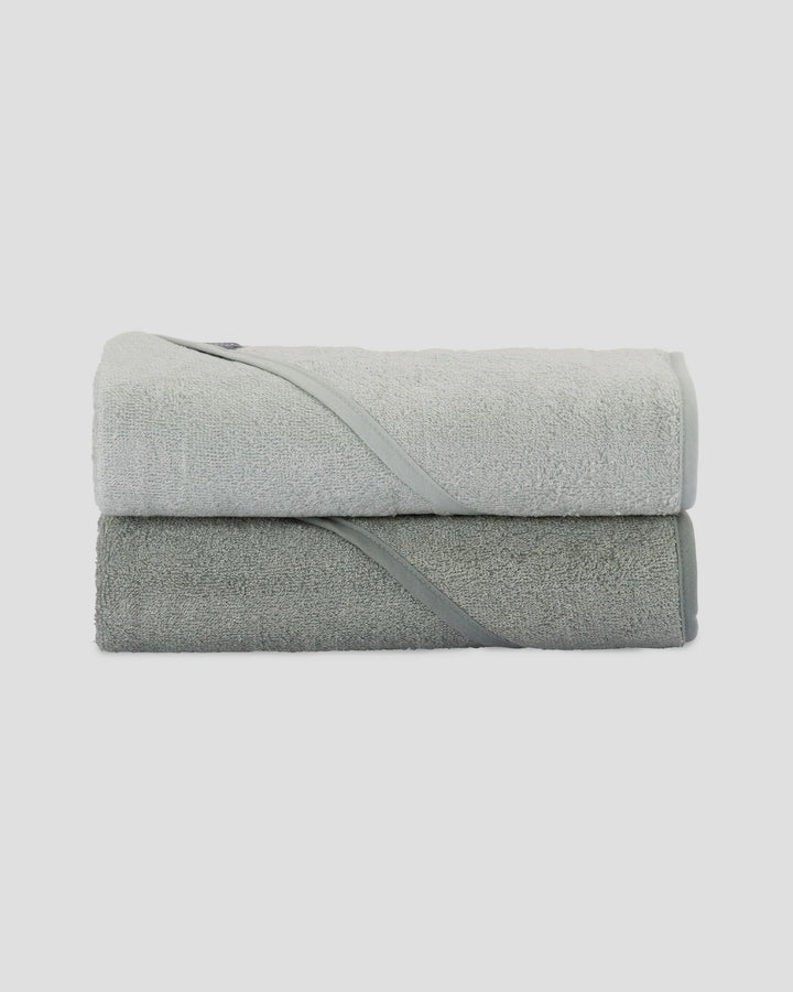 Little Bamboo Baby Hooded Towel 2 Pack - Turtle Bay