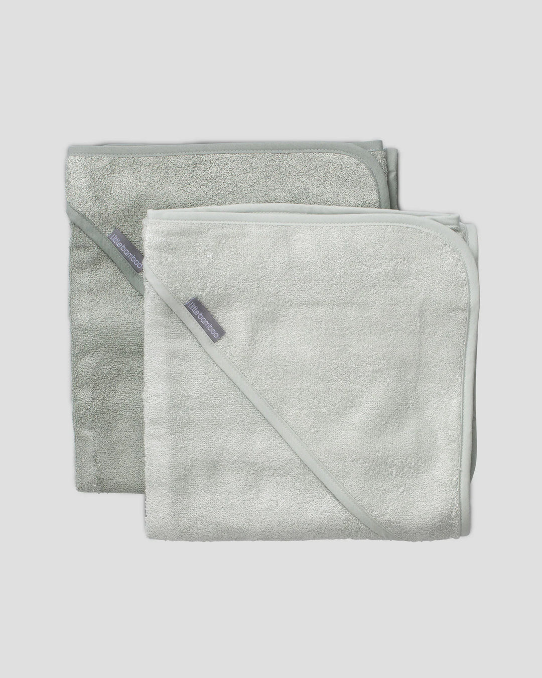 Little Bamboo Baby Hooded Towel 2 Pack - Turtle Bay