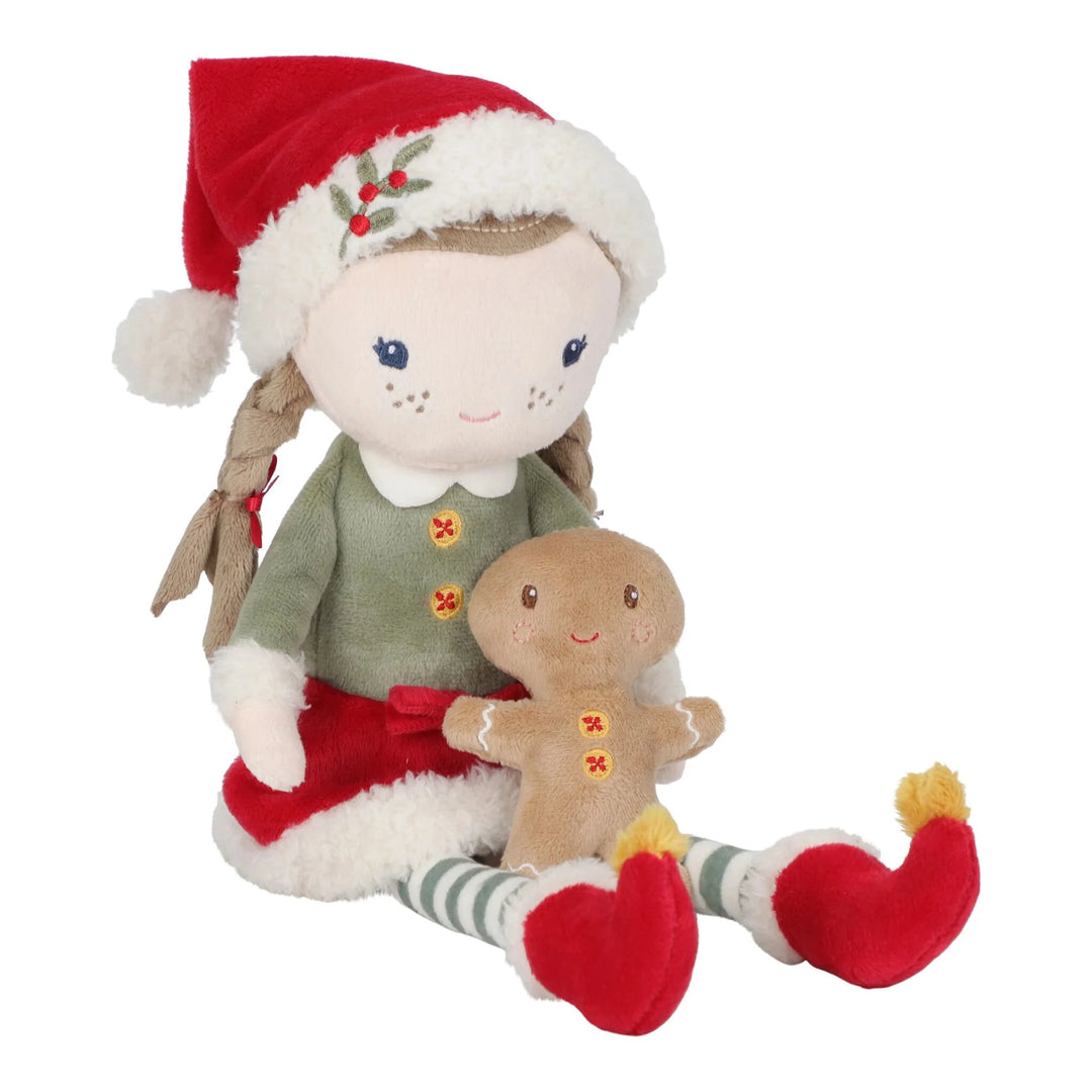Little Dutch Christmas Plush Doll in Gift Box - Rosa