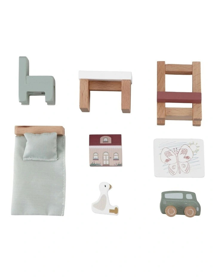 Little Dutch Doll's House Children's Room Play Set
