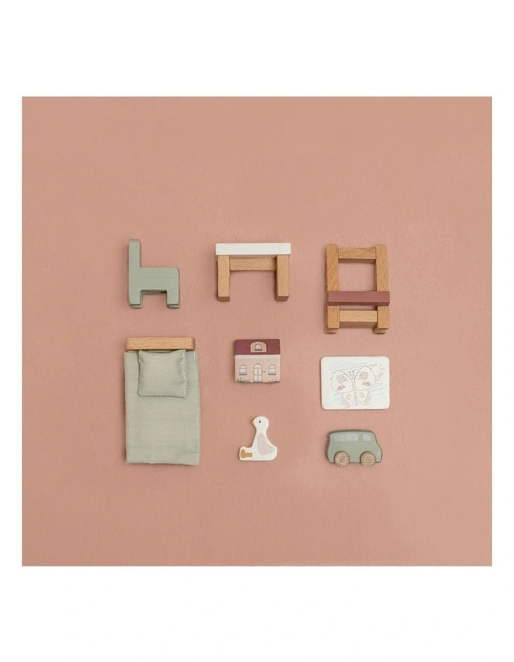 Little Dutch Doll's House Children's Room Play Set