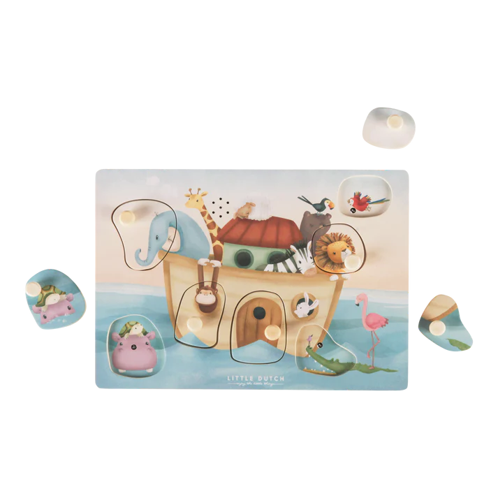 Little Dutch Noah's Ark Wooden Sound Puzzle