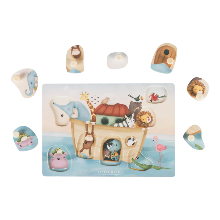 Little Dutch Noah's Ark Wooden Sound Puzzle