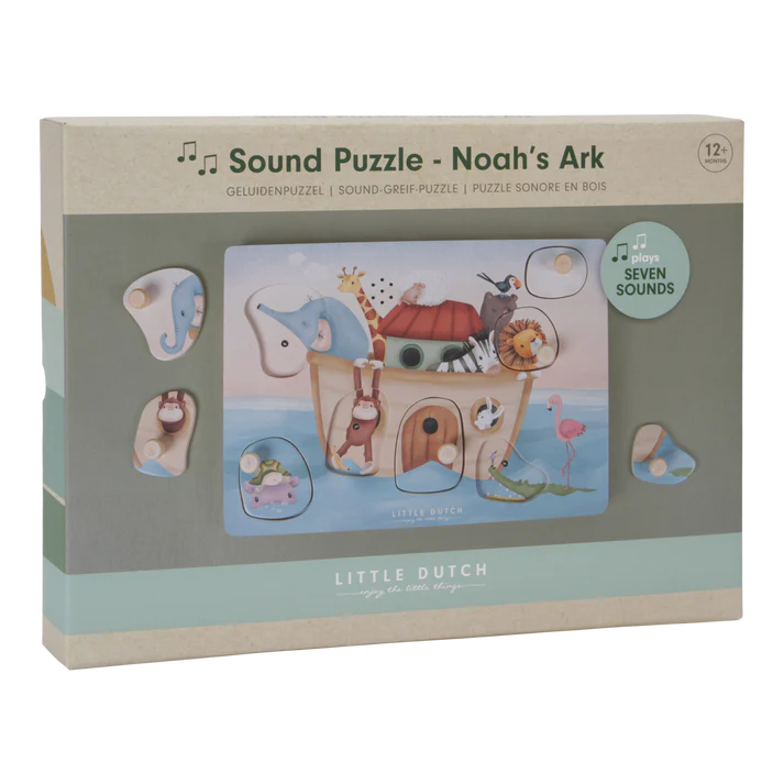 Little Dutch Noah's Ark Wooden Sound Puzzle