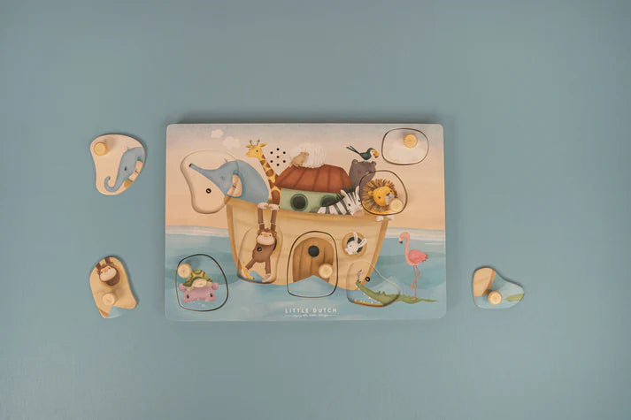 Little Dutch Noah's Ark Wooden Sound Puzzle