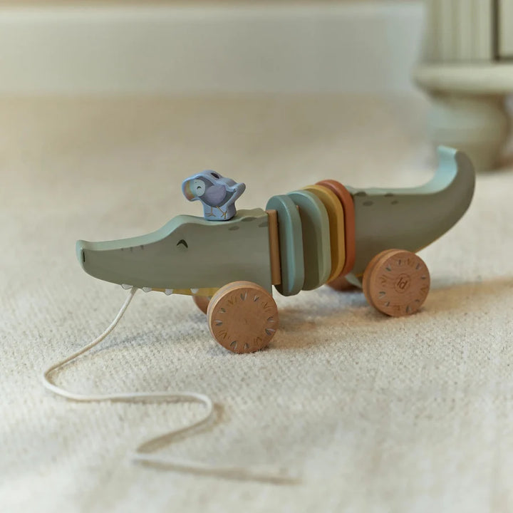 Little Dutch Safari Friends Wooden Pull Animal