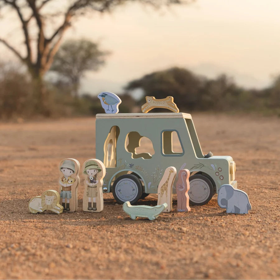 Little Dutch Safari Friends Shape Sorter Safari Car