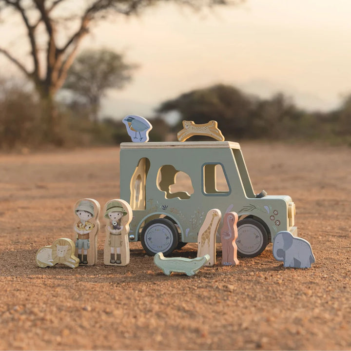 Little Dutch Safari Friends Shape Sorter Safari Car