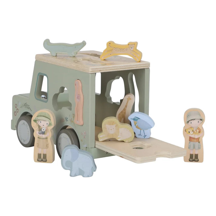 Little Dutch Safari Friends Shape Sorter Safari Car