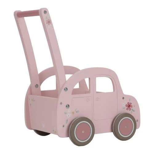 Little Dutch Wooden Baby Walker - Pink