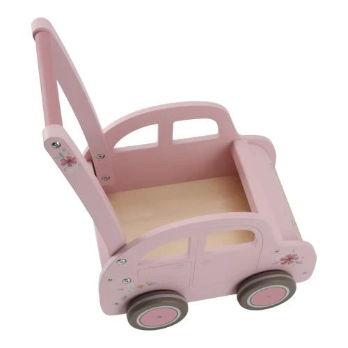 Little Dutch Wooden Baby Walker - Pink