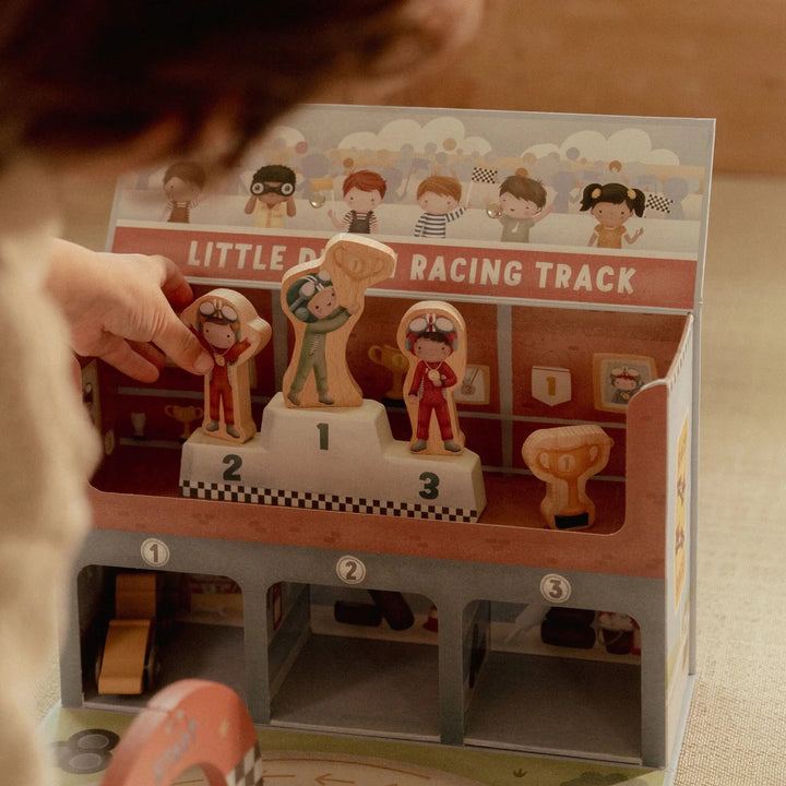 Little Dutch Wooden Play Case Race Track