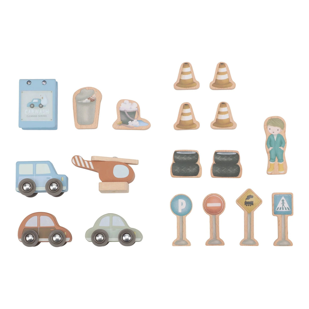 Little Dutch Wooden Toy Parking Garage