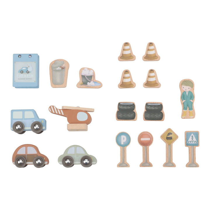 Little Dutch Wooden Toy Parking Garage