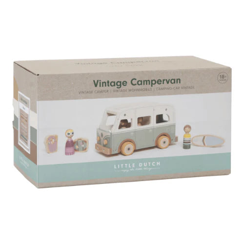 Little Dutch Wooden Vintage Campervan Toy