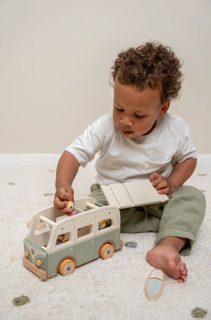 Little Dutch Wooden Vintage Campervan Toy