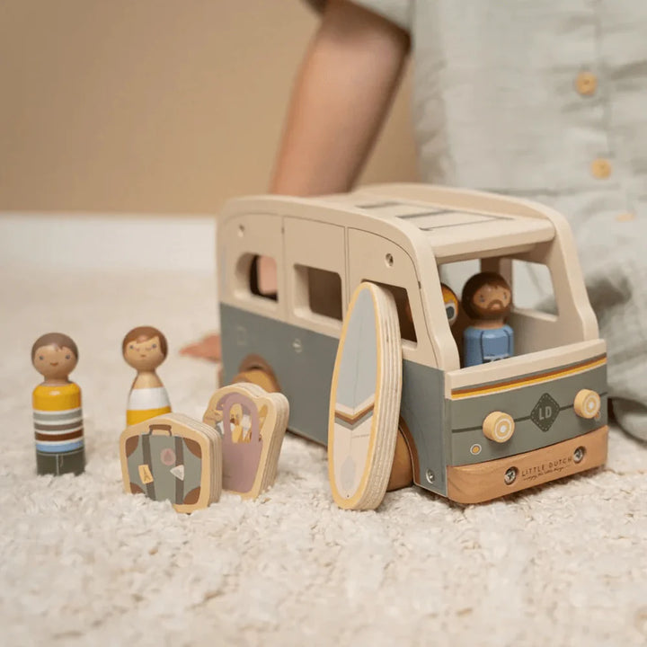 Little Dutch Wooden Vintage Campervan Toy