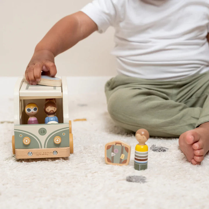 Little Dutch Wooden Vintage Campervan Toy