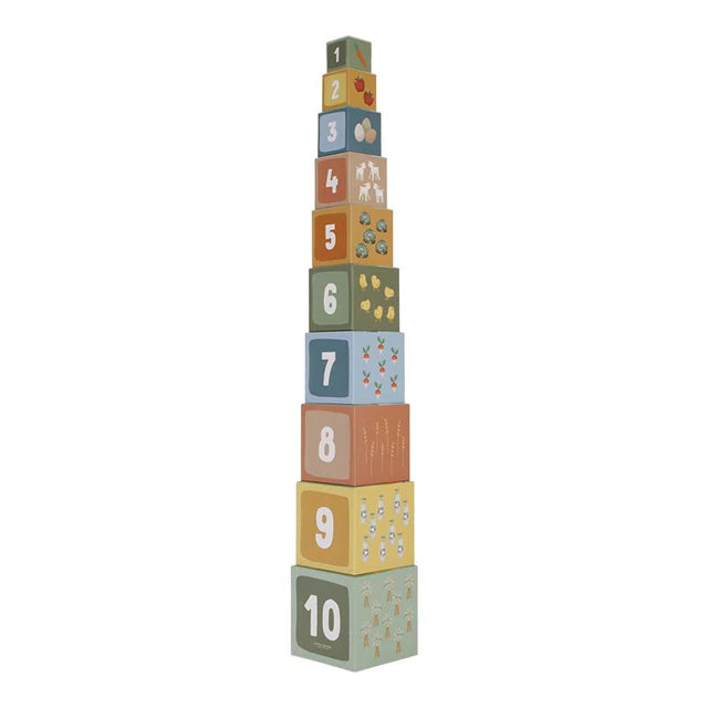Little Farm 10 Piece Cardboard Building Blocks