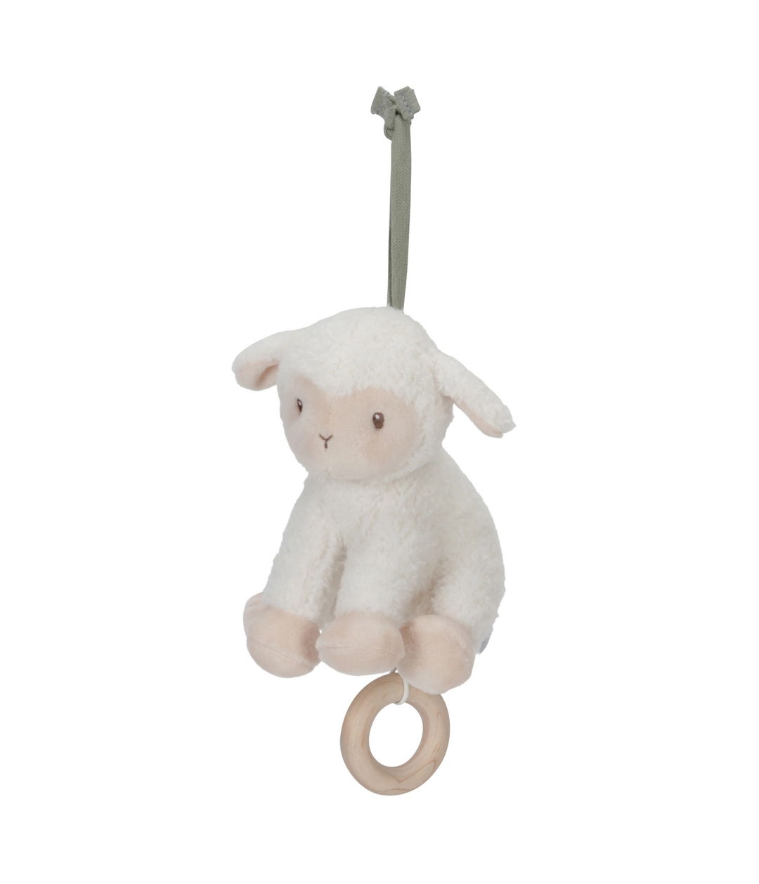 Little Farm Music Box Pull Plush Sheep