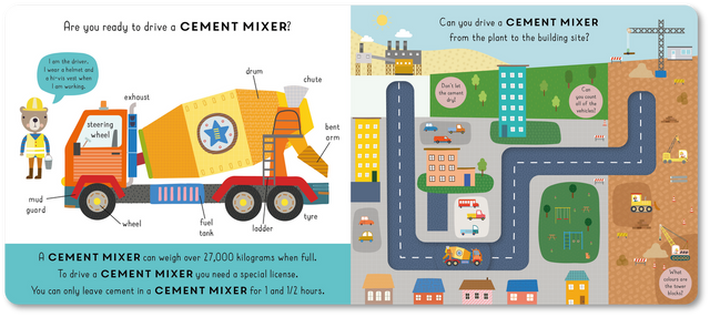 Little Journeys Construction Board Book