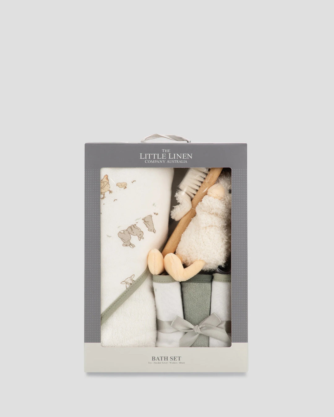 Little Linen Bath Baby Gift Set - Fuzzy Duck