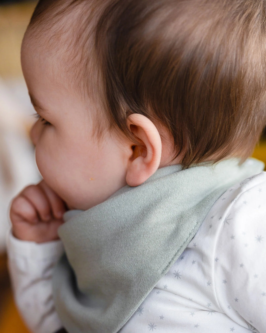 Little Linen Jersey Bibs 2 Pack - Farmyard Lamb