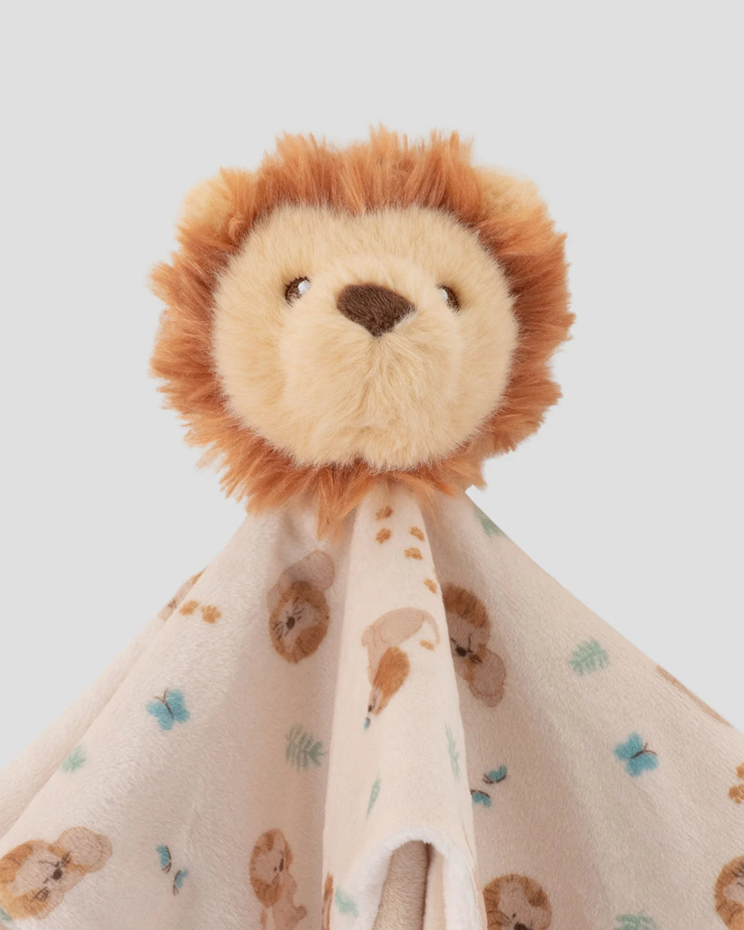 Little Linen Baby Comforter / Security Blanket - Savanna Lion